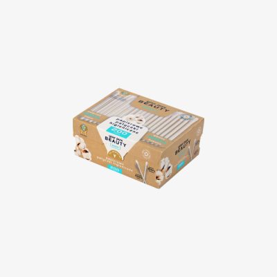 Papierowe patyczki higieniczne 100% bawełna.