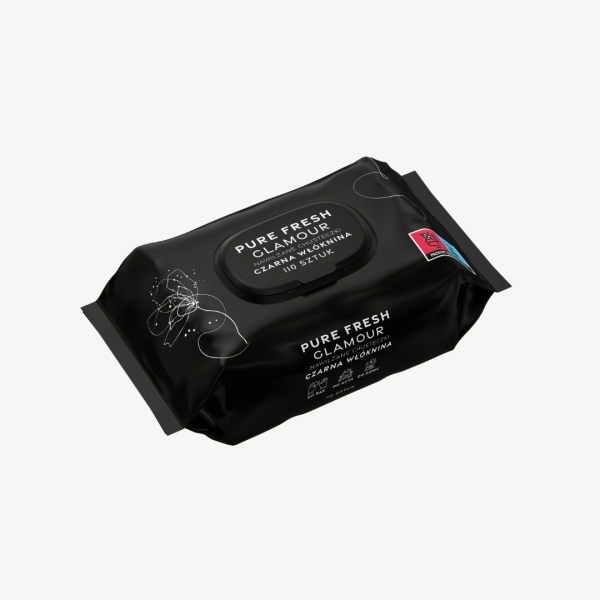 Chusteczki Pure Fresh Glamour Black 110 sztuk