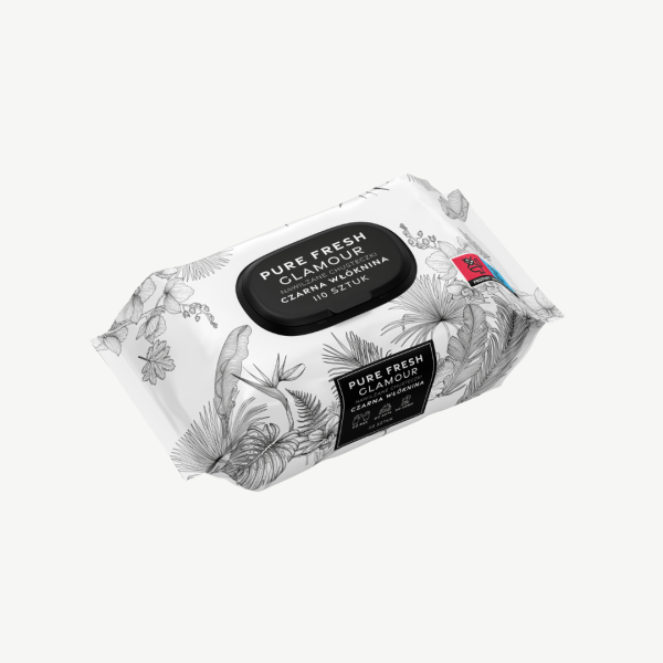 Chusteczki Pure Fresh Glamour Black 110 sztuk