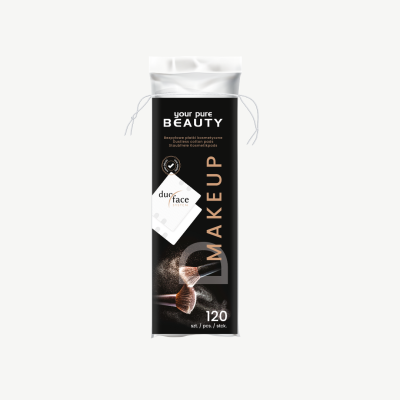 Płatki kosmetyczne bezpyłowe Your Pure Beauty kwadratowe 120 sztuk