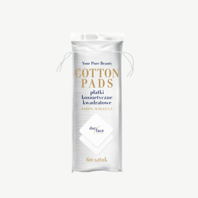 Płatki kosmetyczne Your Pure Beauty kwadratowe 60 sztuk